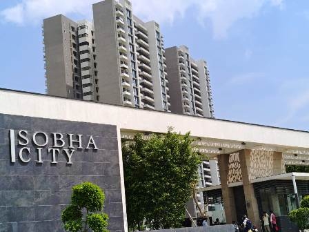 3 bhkf lat for rent in Sobha city